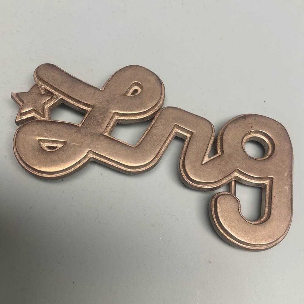 LRG belt buckle